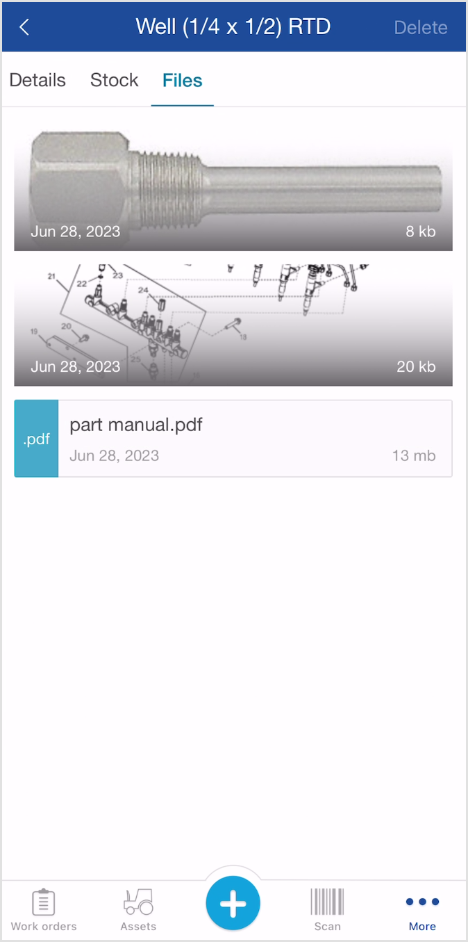 Upload an image to a part – Help Center