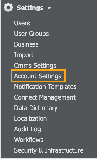 Lefthand nav account settings button.png