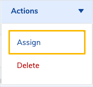 Bulk Assign button