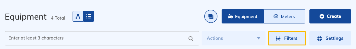 Filters button