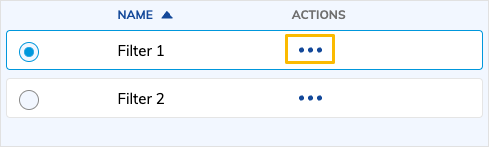 Actions column ellipses button