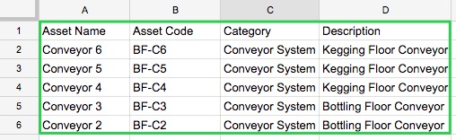 Updating asset data – Help Center